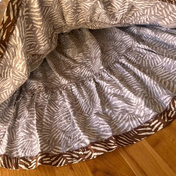 House of Harlow 1960 Tropical Leaf Plunge Linen Mini Dress Revolve Size Small - Picture 6 of 11